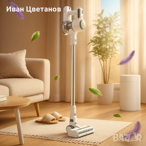 Безжична прахосмукачка Solac Turbobat Power - С HEPA филтър и LED четка