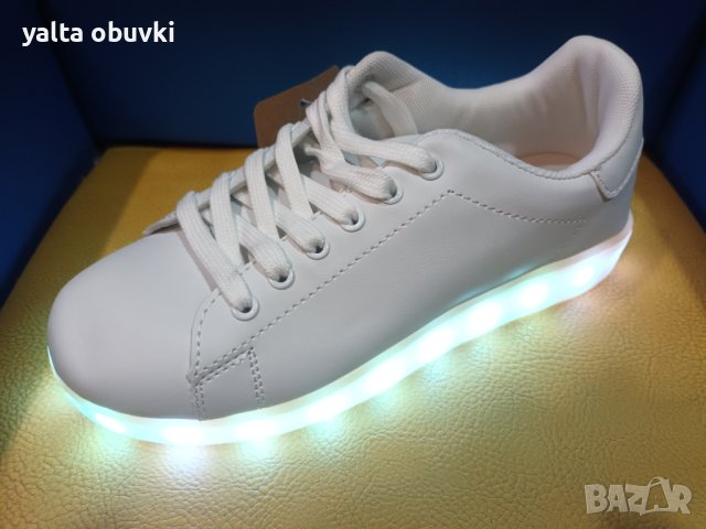 Светещи кецове PLIWAMA , снимка 15 - Маратонки - 40367335