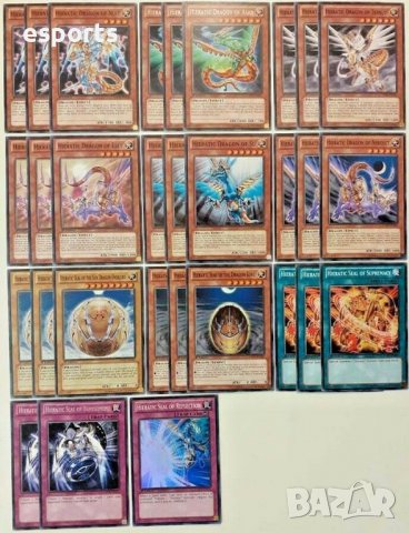 Hieratic Ready to Play YuGiOh Yu-Gi-Oh! deck готово за игра тесте, снимка 3 - Карти за игра - 40160577