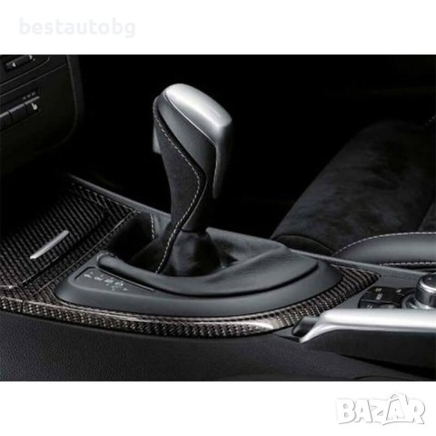 Топка за скоростен лост алкантара за BMW E90 / E91 автоматик, снимка 2 - Аксесоари и консумативи - 42572938