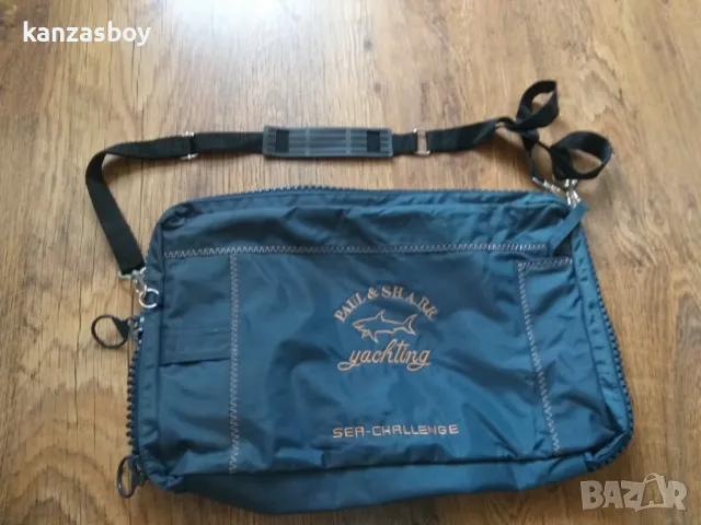 Paul & Shark Yachting Tasche Bag Aktentasche Tragetasche Sea Challenge Blau - мъжка чанта-несесер , снимка 4 - Чанти - 47767043