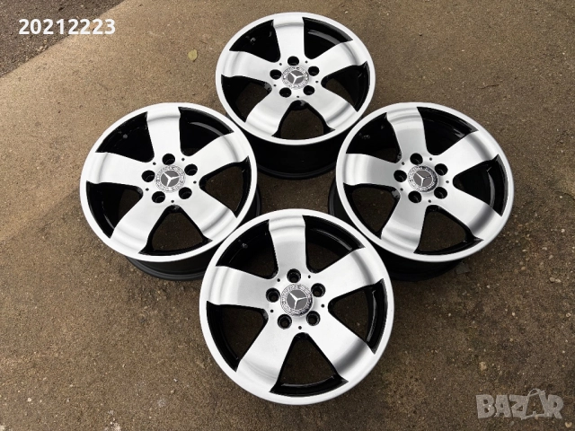 4 броя алуминиеви джанти за Мercedes-Benz E-Class 16, снимка 6 - Гуми и джанти - 49823399