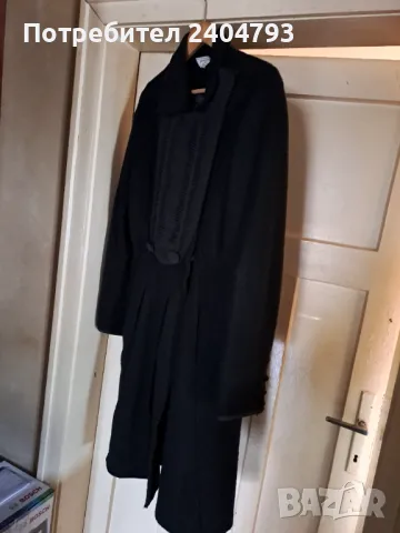 Продавам черно палто, марка Noa Noa, черно вълнено букле, снимка 6 - Палта, манта - 48348894