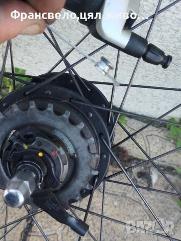 28 цола капла с команда 8 скорости за велосипед колело Shimano nexus , снимка 2 - Части за велосипеди - 52752855