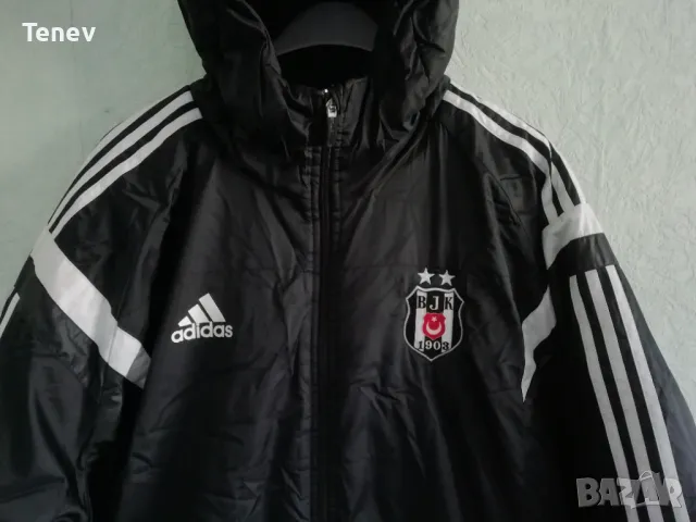 Besiktas Adidas оригинално мъжко зимно яке Бешикташ размер 2XL , снимка 3 - Якета - 48001570