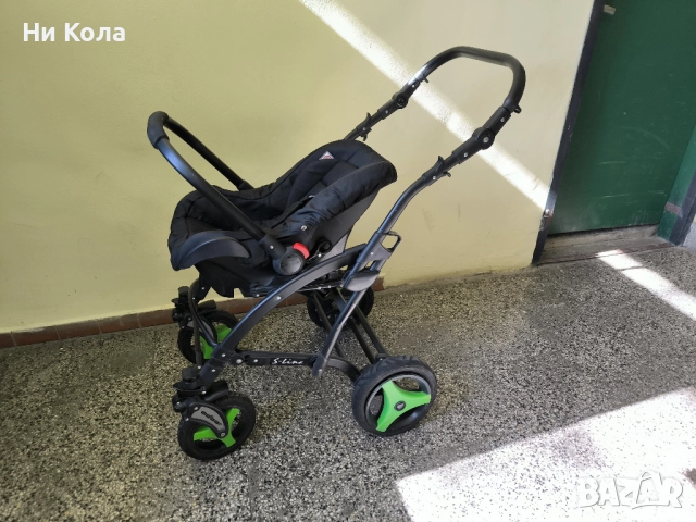Бебешка комбинирана количка Adbor S-Line 3 в 1, снимка 8 - Детски колички - 52480013