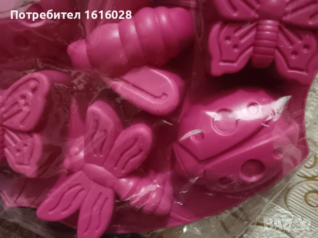 Силиконов молд с пеперуди,калинки., снимка 4 - Форми - 50717444