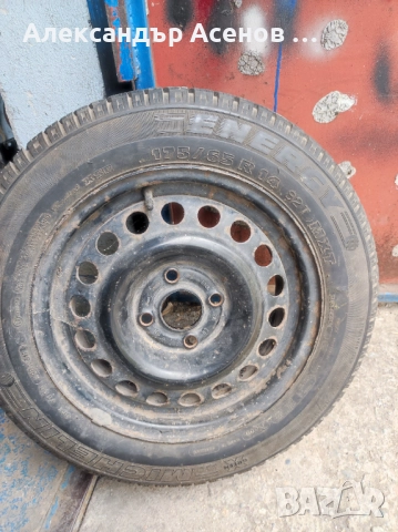 Гума с джанта 14 цола от резервна за Опел, снимка 2 - Части - 52540591