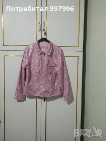 кожено яке-L,XL размер, снимка 3 - Якета - 53290806