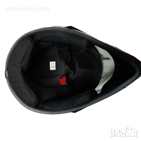 Каска Red Bull Крос Мотор/Скутер/Бъги/Вело/АТВ + очила -33150, снимка 5 - Аксесоари и консумативи - 53574706