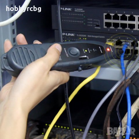 Tестер за измерване дължина на кабел, POE откриване, Cat5, Cat6, снимка 3 - Друга електроника - 35991220