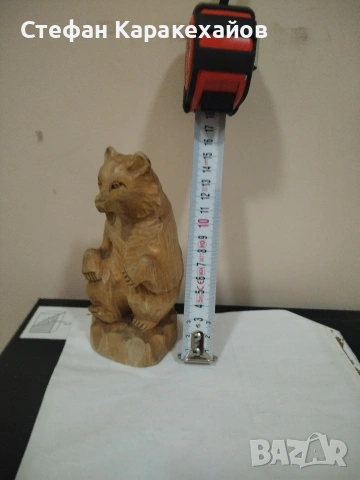 Дърворезба мечка , снимка 7 - Декорация за дома - 53613489