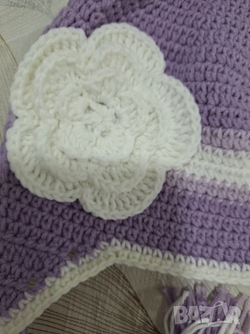 Шапка за бебе момиче.Размер 12-18м, снимка 2 - Бебешки шапки - 52654097