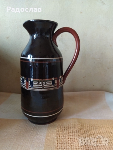 Стара керамична кана, снимка 2 - Сервизи - 36055478