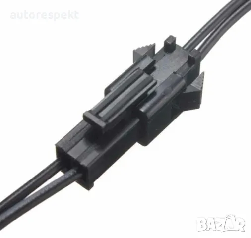 LED Бяла Диодна интериорна лента за табло 2 мт амбиентно осветление, снимка 4 - Аксесоари и консумативи - 49661122