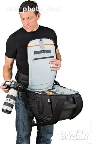 Раница Lowepro Flipside 500 AW II - Черна - чисто нова, снимка 6 - Чанти, стативи, аксесоари - 48407097