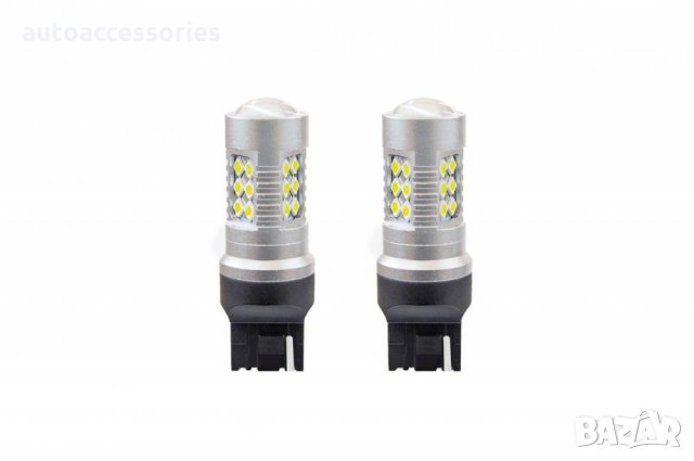 3000052087 Крушки LED CANBUS 24SMD 3030 T20 7440 W21W 12V / 24V , снимка 1 - Аксесоари и консумативи - 34382436