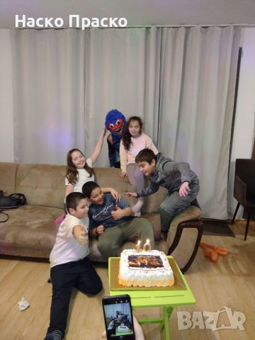 Huggy Wuggy щуро парти с Наско Праско, снимка 18 - Детегледачки, детски центрове - 36994894