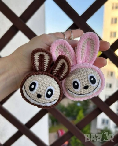 плетен ключодържател Labubu 