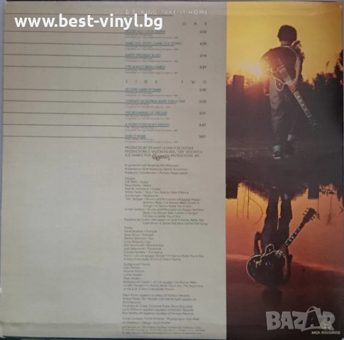 Грамофонна Плоча (B.B. King - Take It Home), снимка 2 - Грамофонни плочи - 53250766