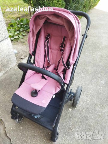 Детска количка 2 в 1 Cybex Balios S Lux Blk Magnolia Pink, снимка 2 - Детски колички - 42430094