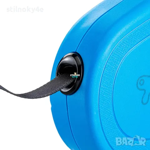 Ferplast FLIPPY TAPE Автоматичен повод за куче с лента в син цвят Кучешки автоматични поводи с лента, снимка 4 - За кучета - 49237120