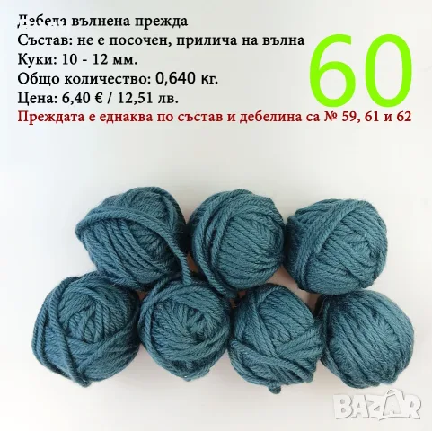 Евтини прежди в малки количества - нови и остатъци, снимка 6 - Други - 52029828