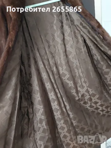 Дълго палто от норка, снимка 13 - Палта, манта - 48699487