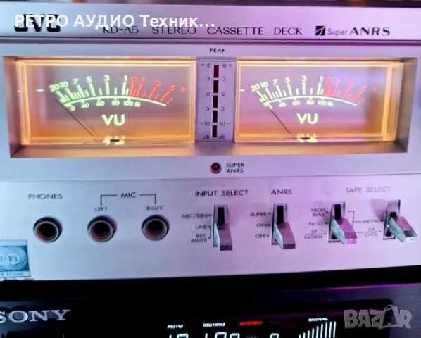 Рядък модел винтидж касетен дек JVC mod. KD-A5

, снимка 12 - Декове - 50292288