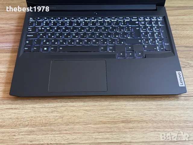 15.6 Lenovo Gaming`Ryzen 5600H/GTX 1650/16GB RAM/512GB SSD/Full HD IPS/Бат 8ч, снимка 4 - Лаптопи за игри - 56090763