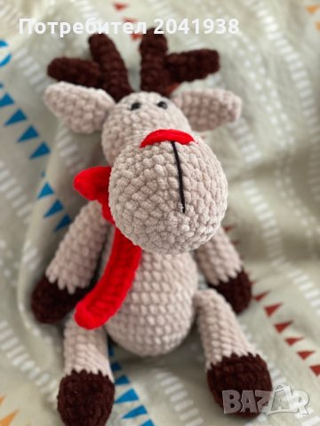Играчка елен, снимка 3 - Плюшени играчки - 34452512