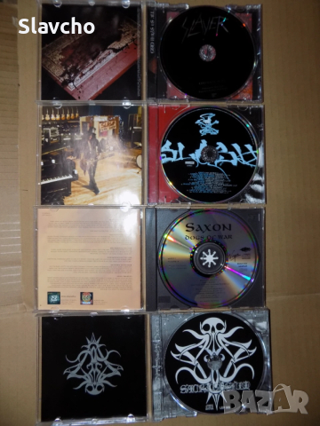 Компакт диск на -Slayer–God Hates Us All/Slash -R&Fn'R /Saxon –Dogs Of War/Sacrilegium–Wicher, снимка 2 - CD дискове - 39457676