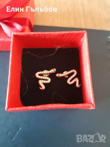 Обеци, сребърни дамски чисто нови в кутийка, снимка 8 - Обеци - 50951311