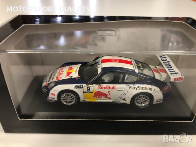 Колекционерски модел метална количка MINICHAMPS PORSCHE 911 S.LOEB НОВ, снимка 2 - Колекции - 38657522