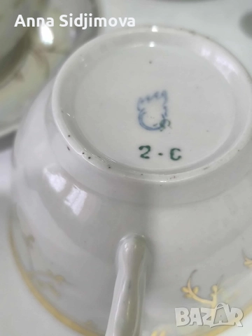 Руски порцелан сервиз за чай , снимка 8 - Сервизи - 52161898