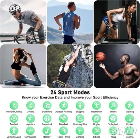 Смарт часовник Glory Fit Smart Watches, снимка 7 - Смарт гривни - 48668302