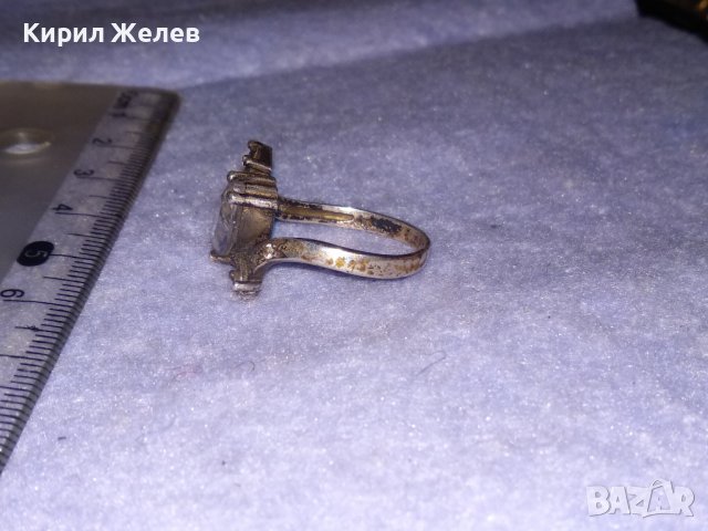 СКЪПОЦЕНЕН РЕТРО АРТ ПРЪСТЕН СРЕБРО 925 с ЮВЕЛИРНО ФАСЕТИРАНИ БЛЕСТЯЩИ ЦИРКОНИ 36128, снимка 14 - Пръстени - 39535623