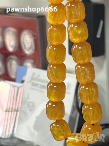  Броеница КОМБОЛОЙ от чист КАТАЛИН – 42 грама  , снимка 10 - Други ценни предмети - 49617956