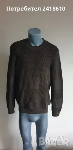 Hugo Boss Eaton Merino Slim Fit Mens Size L ОРИГИНАЛ! Мъжки Вълнен Пуловер!, снимка 7 - Пуловери - 48044129