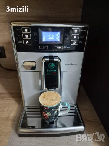 Saeco PikoBaristo  - внос от Германия , с БГ меню., снимка 3 - Кафемашини - 53066237
