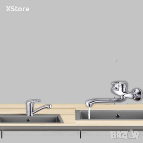 Смесител за вода, верт. с покр. от хром,хориз. с покр. от хром, снимка 3 - Други стоки за дома - 51995558