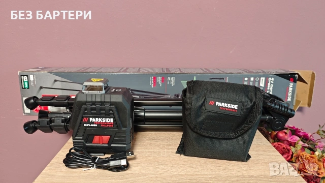 Лазерен нивелир Parkside Performance, снимка 2 - Други инструменти - 53272389