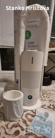 Djive Flowmate ARC 3в1- Пречиствател, Овлажнител и вентилатор. , снимка 8 - Овлажнители и пречистватели за въздух - 53417843