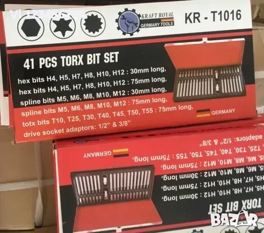 Накрайници торкс /еврейска звезда / К-т 41 ч торсове KRAFT, снимка 3 - Гедорета - 52239168