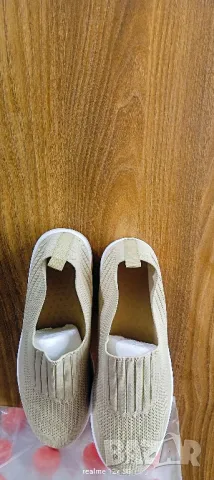 Дамски обувки от плат с камера, снимка 3 - Маратонки - 49830445