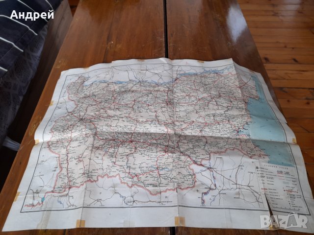 Стара карта на България, снимка 2 - Други ценни предмети - 44311136