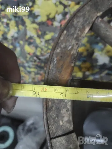 Стари дървени колела за битова стая или полилей, снимка 4 - Други машини и части - 49528620