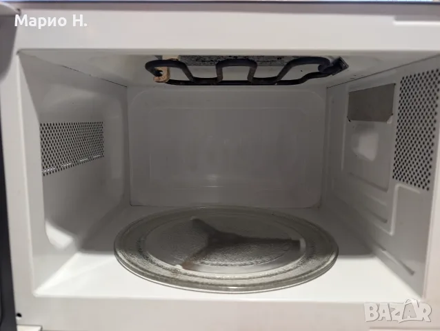 Микровълнова печка Beko, отлично състояние, сребриста, снимка 3 - Микровълнови - 55993469