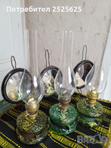 Три български газени лампи-колекция, снимка 2 - Декорация за дома - 43910320