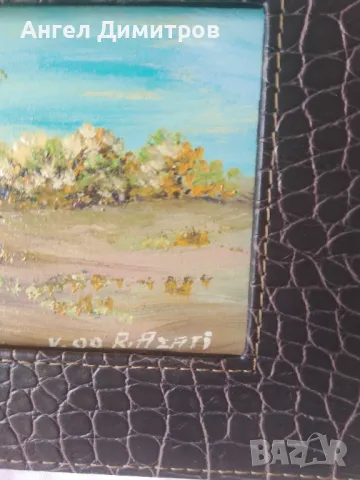 Маслена картина подписана , снимка 6 - Картини - 49663728